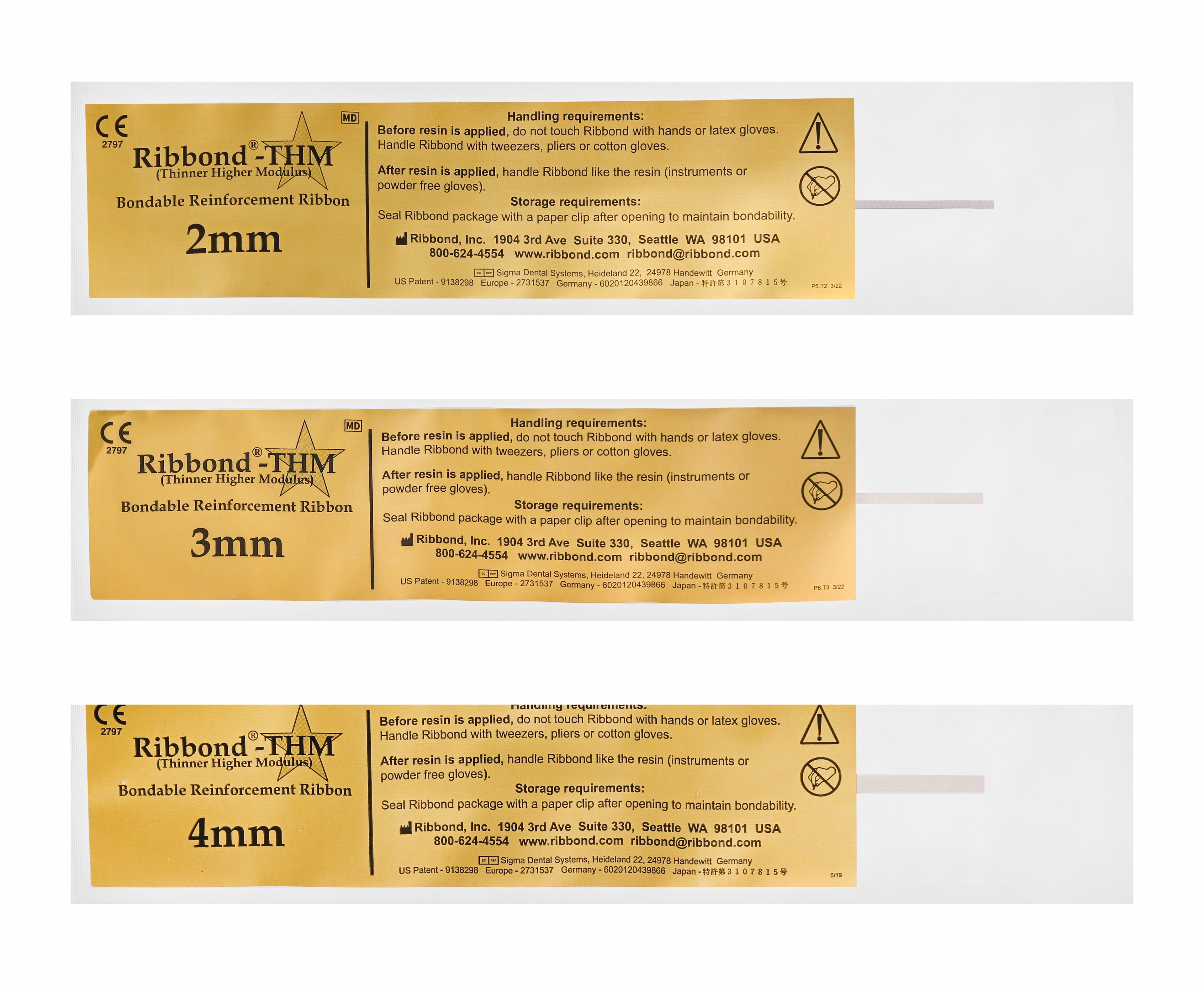 Ribbond THM Reinforcement Strap (2mm / 3mm / 4mm)