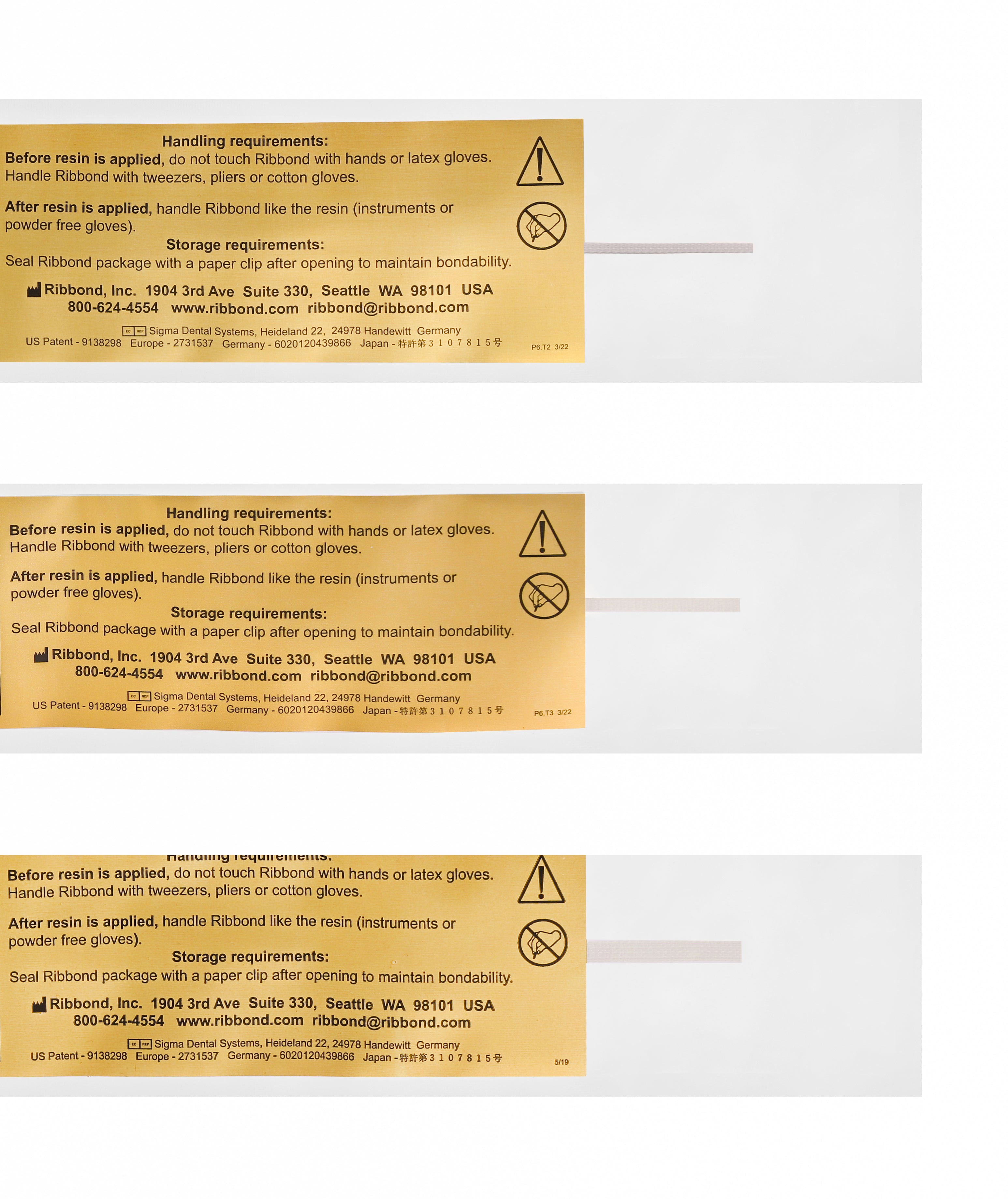Ribbond THM Reinforcement Strap (2mm / 3mm / 4mm)